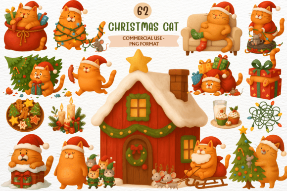 Christmas Santa Cat Clipart Kitten PNG: A Designer’s Real-World Take