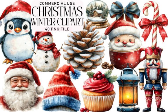 Christmas Winter Clipart Bundle Review for Real-World Crafting