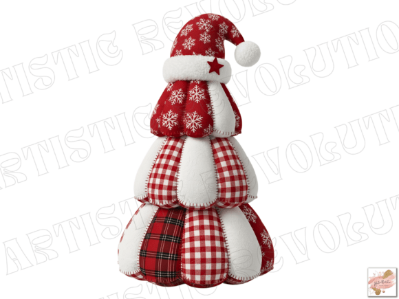Patchwork Christmas Tree Png Embroidery: A Versatile Illustration for Creative Marketing