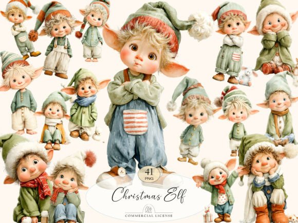 Review of PNG Christmas Elf Clipart for Digital Sellers