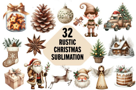 Rustic Christmas Sublimation Png Bundle Review for Real-World Crafting